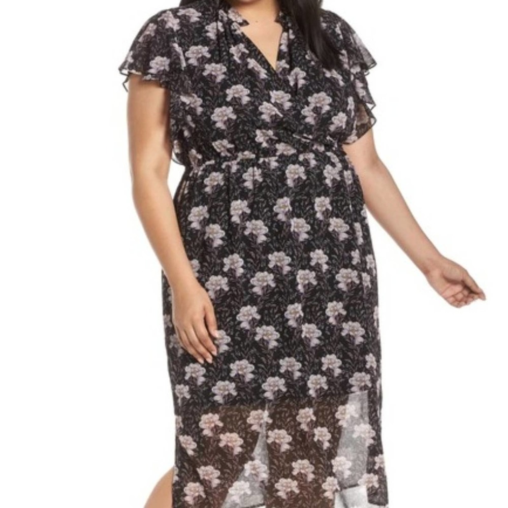 1. State Bloomsbury Flounce Midi Dress 1x NWT